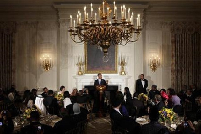 us president barack obama speaks at an iftar dinner the meal eaten by muslims after sunset during ramadan at the white house in washington photo reuters