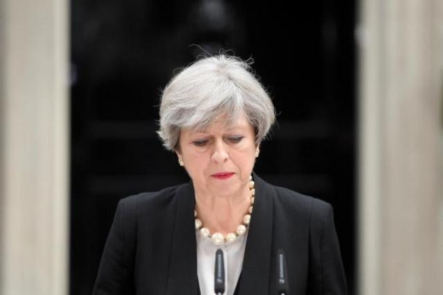 britain 039 s prime minister theresa may speaks outside 10 downing street in london photo reuters britain 039 s prime minister theresa may speaks outside 10 downing street in london photo reuters