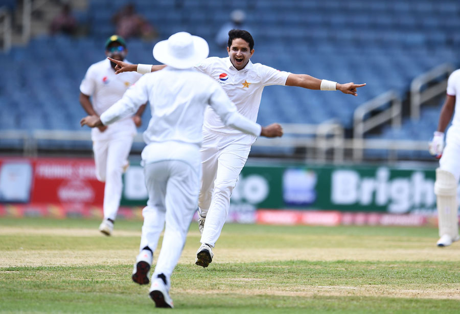 star is born abbas enjoyed a dream debut during the west indies tour taking 15 wickets including a wicket in the very first over of his career the stuff that dreams are made of photo afp