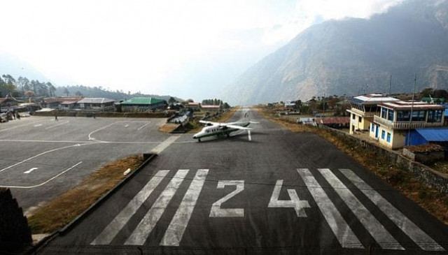 lukla airport commonly nicknamed the most dangerous airport in the world in the main gateway to the everest region and sees thousands of trekkers and climbers pass through it each year photo afp lukla airport commonly nicknamed the most dangerous airport in the world in the main gateway to the everest region and sees thousands of trekkers and climbers pass through it each year photo afp