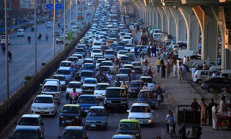 traffic in rawalpindi photo reuters