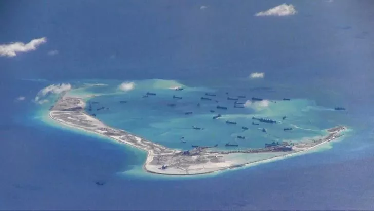 file photo chinese dredging vessels are purportedly seen in the waters around mischief reef in the disputed spratly islands in the south china sea in this still image from video taken by a p 8a poseidon surveillance aircraft provided by the united states navy may 21 2015 photo reuters file photo chinese dredging vessels are purportedly seen in the waters around mischief reef in the disputed spratly islands in the south china sea in this still image from video taken by a p 8a poseidon surveillance aircraft provided by the united states navy may 21 2015 photo reuters