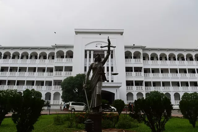 a statue denounced by religious hardliners as quot un islamic quot is pictured on the grounds of the supreme court in dhaka after it was reinstalled on may 28 2017 photo afp a statue denounced by religious hardliners as quot un islamic quot is pictured on the grounds of the supreme court in dhaka after it was reinstalled on may 28 2017 photo afp