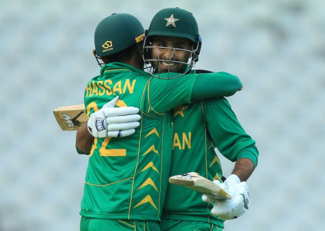 fahim scored unbeaten 64 to guide pakistan home photo afp fahim scored unbeaten 64 to guide pakistan home photo afp