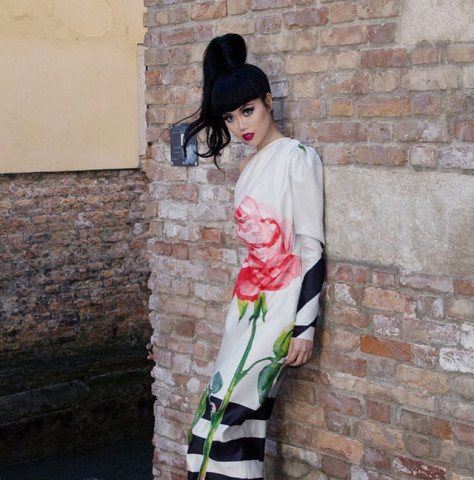 model jessica minh anh in a dress by amera photo courtesy jmm paris model jessica minh anh in a dress by amera photo courtesy jmm paris