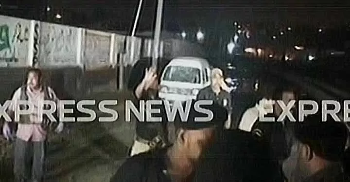this express news screen grab shows the highroof which was allegedly operated by the suspected militants photo express this express news screen grab shows the highroof which was allegedly operated by the suspected militants photo express