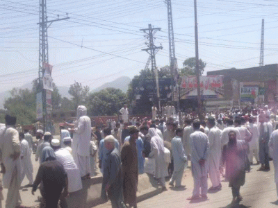 two dead several injured as protest against power outage in malakand turns violent