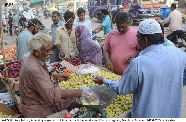 many shopkeepers refuse to lower prices of commodities in ramazan and are scornful of the commissioner 039 s directives photo inp
