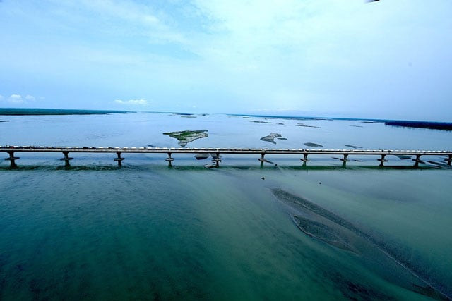 the 9 15 km 5 7 mile dhola sadiya bridge strong enough to carry a 60 tonne battle tank will reduce travel times from assam to the disputed state of arunachal pradesh photo twitter com narendramodi the 9 15 km 5 7 mile dhola sadiya bridge strong enough to carry a 60 tonne battle tank will reduce travel times from assam to the disputed state of arunachal pradesh photo twitter com narendramodi