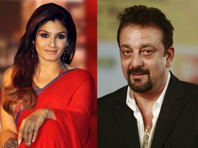 had a huge crush on sanjay dutt raveena tandon
