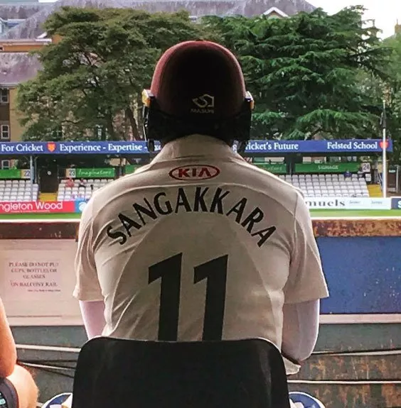 near miss had he got to his century on monday it would also have been sangakkara s 100th hundred across all formats photo courtesy surrey twitter near miss had he got to his century on monday it would also have been sangakkara s 100th hundred across all formats photo courtesy surrey twitter