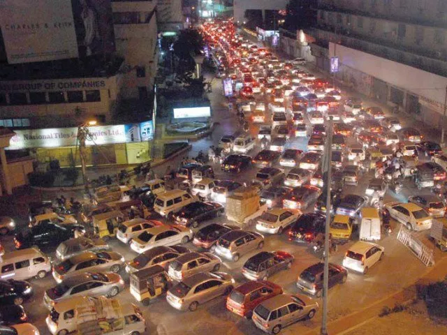 in chaos karachi s citizens get stuck in a traffic jam after every three kilometres on average the one viable solution for the city is a mass transit system photo file in chaos karachi s citizens get stuck in a traffic jam after every three kilometres on average the one viable solution for the city is a mass transit system photo file
