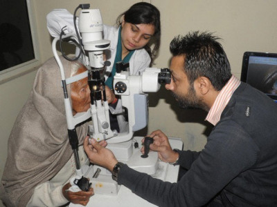pima starts construction on eye hospital in peshawar