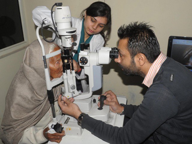 the hospital will have modern facilities for eye care and surgeries photo afp