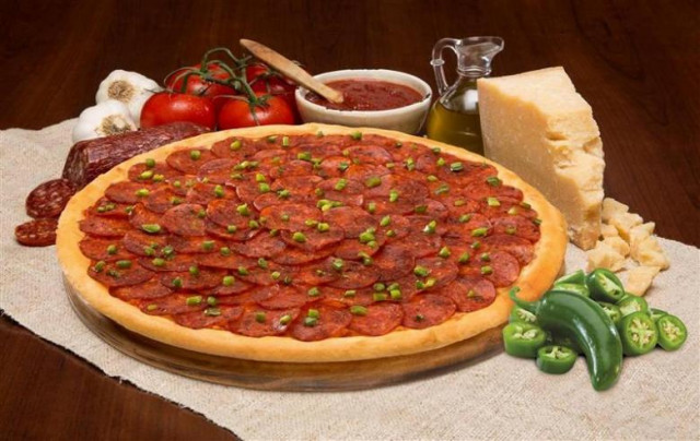 a jalapeno topped pizza called quot la chingona quot is seen in an undated handout photo courtesy of pizza patron photo reuters a jalapeno topped pizza called quot la chingona quot is seen in an undated handout photo courtesy of pizza patron photo reuters