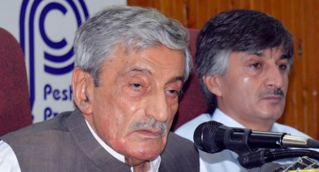 former minister and anp leader ghulam ahmad bilour speaks at a press conference at the peshawar press club on wednesday may 31 2017 photo ppi former minister and anp leader ghulam ahmad bilour speaks at a press conference at the peshawar press club on wednesday may 31 2017 photo ppi