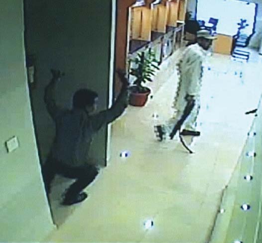 province witnesses a sharp rise in number of banks looted by militants or highly trained robbers photos cctv footage acquired by express news