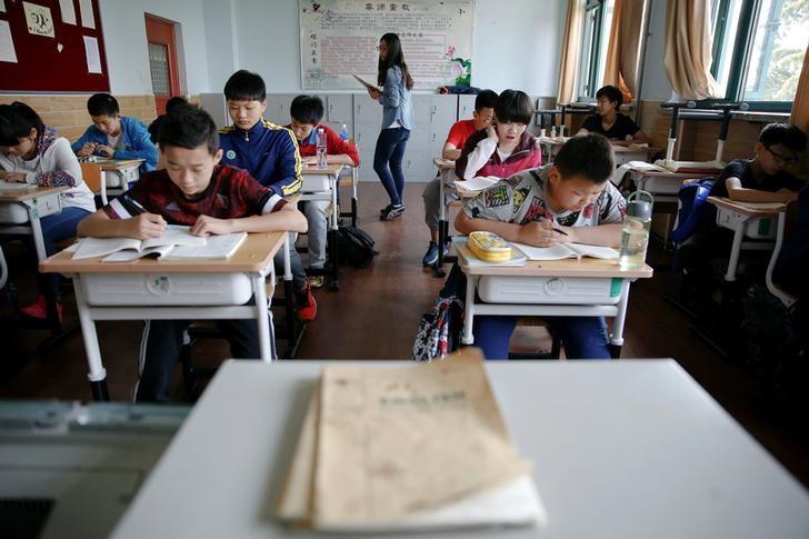 the beijing based company offers live tutoring to over 160 million students photo reuters