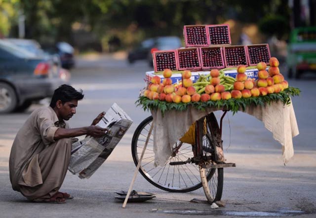 residents of karachi plan to boycott fruit for three days to protest high prices photo afp