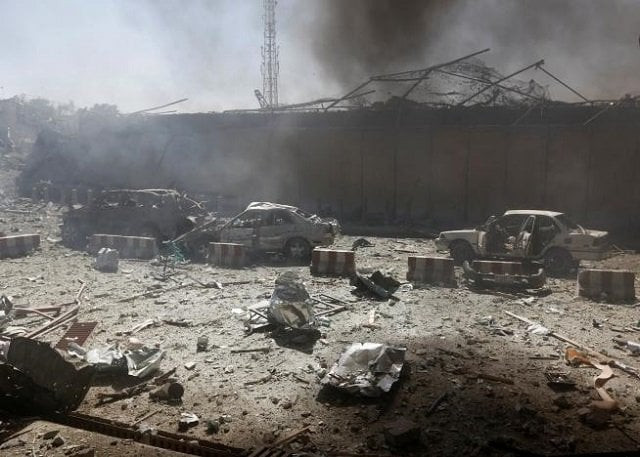 damaged cars are seen after a blast at the site of the incident in kabul afghanistan may 31 2017 photo reuters damaged cars are seen after a blast at the site of the incident in kabul afghanistan may 31 2017 photo reuters