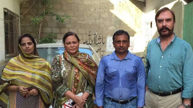 rescued sailor kabir khadim c with ansar burney photo express