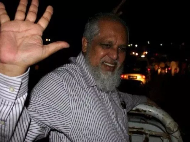 najeeb haroon the new pti candidate for the ps 114 karachi by election on july 9 photo express file