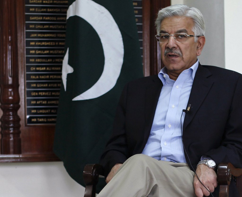 minister for water and power khawaja asif photo reuters