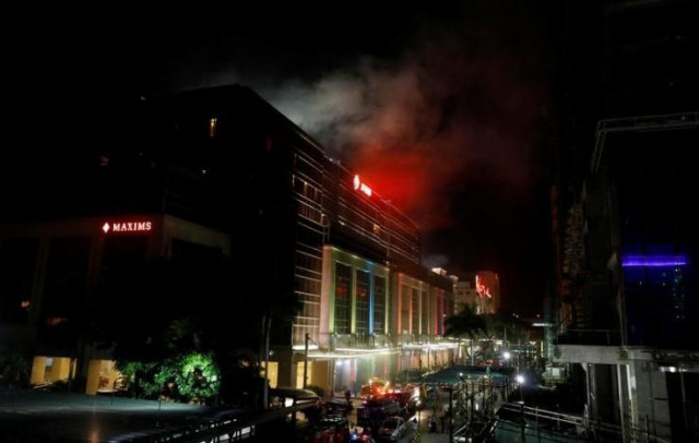 smoke billows from the resorts world building in pasay city metro manila philippines june 2 2017 photo reuters