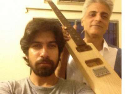 when aamir zaki created pakistan s first bat guitar when aamir zaki created pakistan s first bat guitar