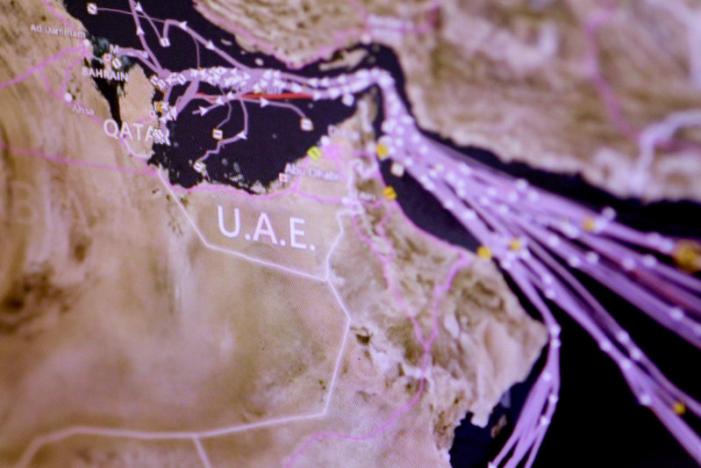 an eikon ship tracking screen shows tanker traffic around qatar over the last seven days in this june 6 2017 photo reuters