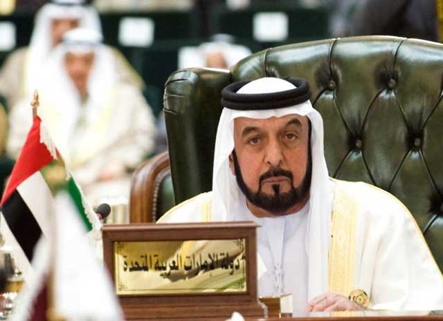 united arab emirates president sheikh khalifa bin zayed al nahyan photo reuters