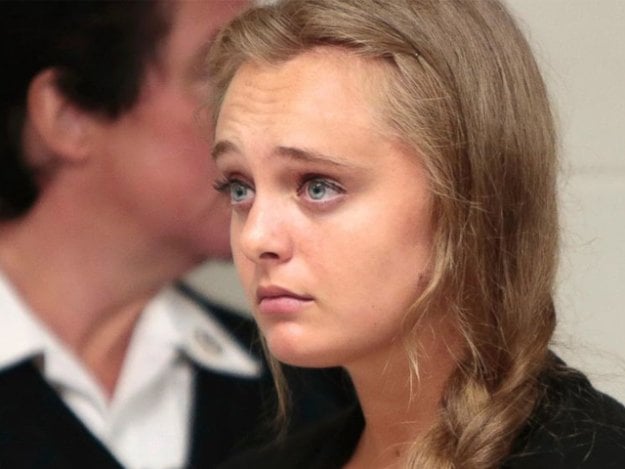 michelle carter 20 who urged her boyfriend conrad roy via text messages to kill himself in court photo courtesy news 5 cleveland