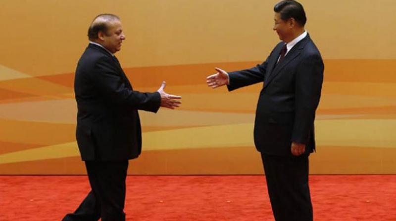 in this file photo prime minister nawaz sharif meets chinese president xi jinping photo afp