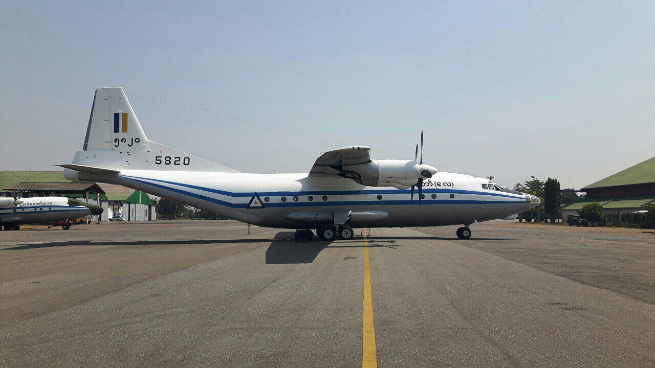 a y 8 200 f military aircraft photo myanmar navy facebook