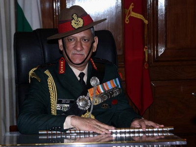 ready for two and a half front war says indian army chief