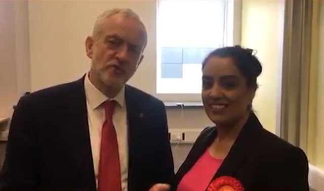 naz shah with jeremy corbyn screen grab