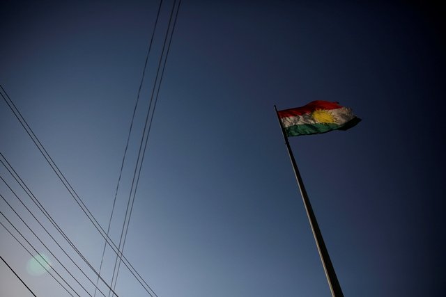 a kurdish flag flutters atop the citadel of erbil northern iraq june 8 2017 photo reuters