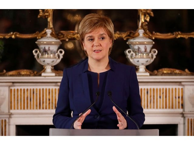 scotland 039 s first minister and leader of the scottish national party snp nicola sturgeon speaks during a press conference at bute house in edinburgh on june 9 2017 following the results of the snap general election photo afp