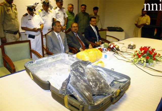 7 75 kilogrammes of heroin was seized from a passenger at karachi airport photo nni 7 75 kilogrammes of heroin was seized from a passenger at karachi airport photo nni