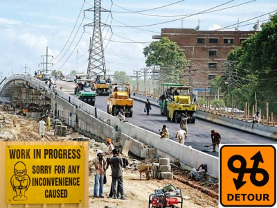 infrastructural speed breakers in punjab