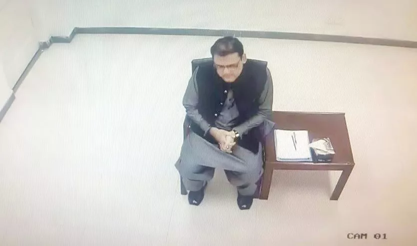 hussain nawaz waits at the federal judicial academy photo file hussain nawaz waits at the federal judicial academy photo file