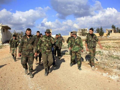 syria army says it holds fifth of key desert territory