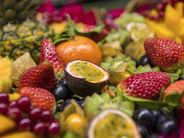 food items such as fruit and vegetables have been sent to qatar photo afp