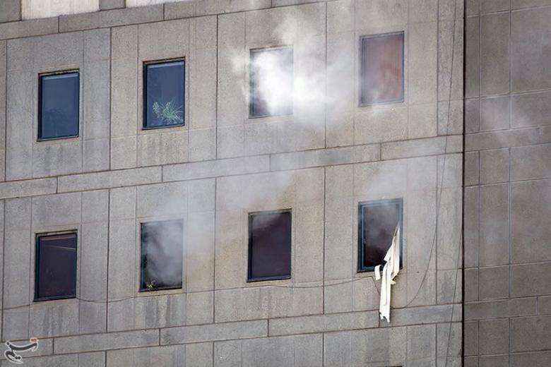 file photo smoke is seen during an attack on the iranian parliament in central tehran iran photo reuters