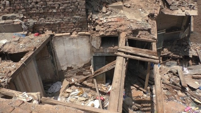 a view of the dilapidated condition of dillip kumar 039 s house photo express a view of the dilapidated condition of dillip kumar 039 s house photo express
