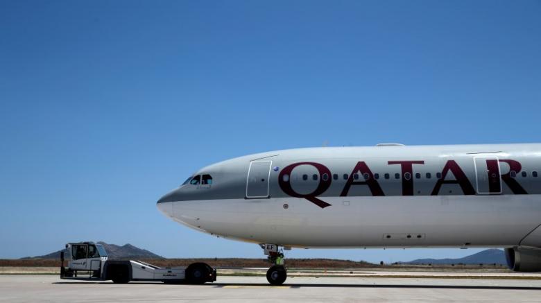 a qatar airways aircraft photo reuters