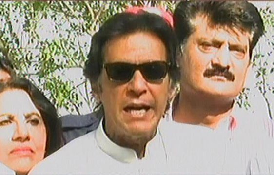 pti chairman imran khan addressing a news conference in islamabad on june 12 2017 express news screen grab