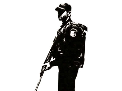 keeping their guard up gun in hand but nothing in pocket keeping their guard up gun in hand but nothing in pocket