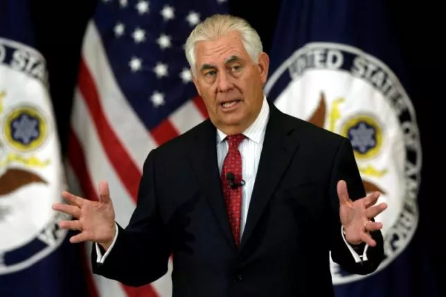 us secretary of state rex tillerson delivers remarks to the employees at the state department in washington photo reuters us secretary of state rex tillerson delivers remarks to the employees at the state department in washington photo reuters