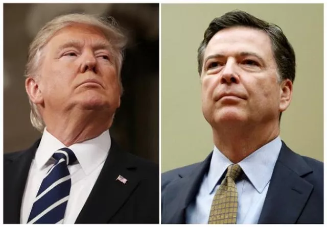 file photo a combination photo shows u s president donald trump l in the house of representatives in washington u s on february 28 2017 and fbi director james comey in washington photo reuters file photo a combination photo shows u s president donald trump l in the house of representatives in washington u s on february 28 2017 and fbi director james comey in washington photo reuters